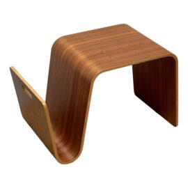 Design Within Reach Mag Bent Wood Table + Magazine Rack. Original Price: $350