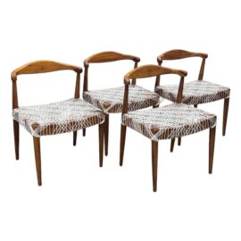 Safavieh Bandelier Arm Chairs, Set of Four. Original Price: $1,850