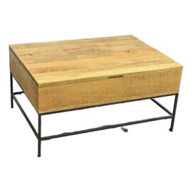 West Elm Industrial Storage Pop-Up Coffee Table. Original Price: $700