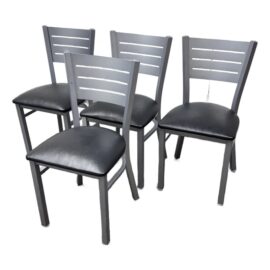 Flash Furniture Hercules Metal Dining Side Chairs, Set of Four