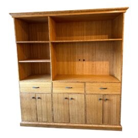 Custom Design Bamboo Kitchens Media Display Cabinet. Original Price: $7,000