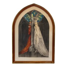 Louis Icart "Faust", Limited Edition Signed Artist Print Arch Frame