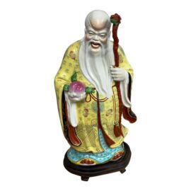 Chinese Ceramic Figure of Shou Xing