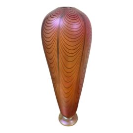 Circa 2004 Ken Peterson Hand - Blown Vase, Signed