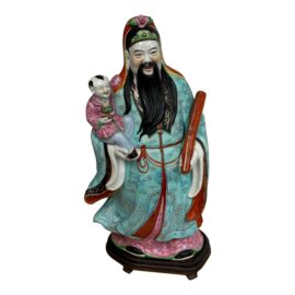 Chinese Ceramic Star God Fu Xing