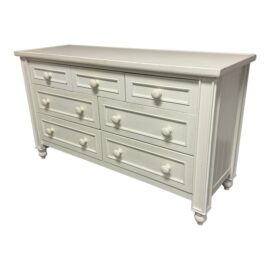Pottery Barn Kids White Seven Drawer Dresser