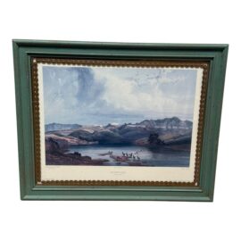 Karl Bodmer Reproduction Etching "The White Castles on the Upper Missouri" Limited Edition, Signed + Sealed