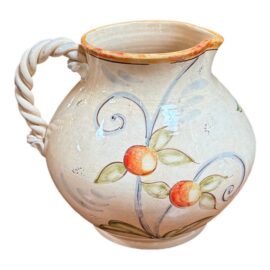 Vietri Hand Painted Pottery Pitcher