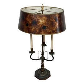 Antique French Bouilllotte Table Lamp