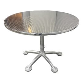 Jorge Pensi for Amat-3/Knoll International Aluminum Table. Original Price: $3,700