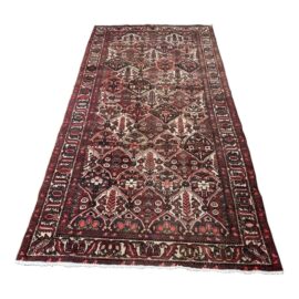5ft 1in × 9ft 10in Vintage Turkish Sirvan Hand Knotted Wool Area Rug