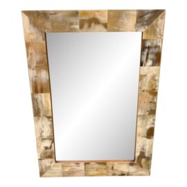 Contemporary Horn Mosaic Wall Mirror