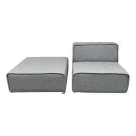 BoConcept Carmo Slipper Chair + Ottoman. Original Price: $4,400