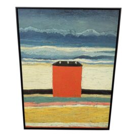 Kazimir Severinovich Malevich "Red House, 1932" Art Print. Original Price: $475