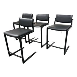 Holly Hunt Studio Shadow Counter Stools, Set of Four. Original Price: $8,000