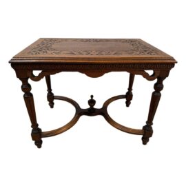 Antique French Louis Walnut Side Table