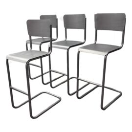 Restoration Hardware School House Bar Stools, Set of Four
