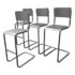 Restoration Hardware School House Bar Stools, Set of Four