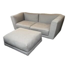 B&B Italia Luis Sofa + Ottoman. Original Price: $4,000