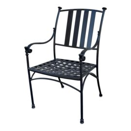 Kessler Industries Cast Iron Outdoor Arm Chair. Original Price: $850