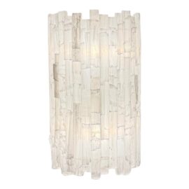 Organic Selenite Wall Sconce. Original Price: $2,000