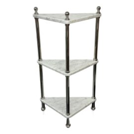 Ballard Designs Marble Corner Shelf With Three Tiers. Original Price: $400