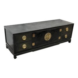 Vintage Asian Far East Low Credenza