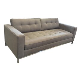 NEW California Sofa Tufted Bench Seat Sofa. Original Price: $2,500