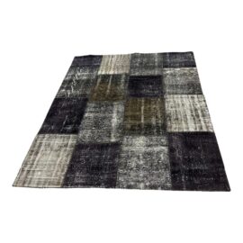 6ft X 7ft 9in Turkish Patch Work Hand Woven Area Rug. Original Price: $900