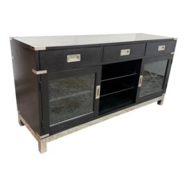 Lexington Furniture Black Ice Collection Media Console. Original Price: $2,000