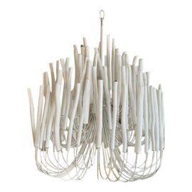 Arteriors Tilda White Chandelier, Small. Original Price: $3,100