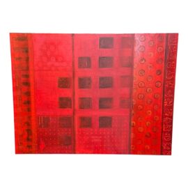 Circa 2002 Catherine Saiki "Directions I" Original Painting, Signed. Original Price: $3,750