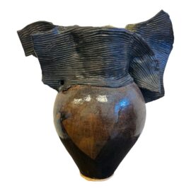 Viktoria Chulay Pottery Vase, Signed