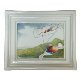 Circa 1985 Jindra Vikova "Thanksgiving Day" Porcelain Sculpture