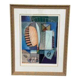 Joe Hruby “Birth of the Leaf” Lithograph Signed + Framed