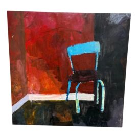 Original Acrylic Painting on Canvas, Artist Unknown