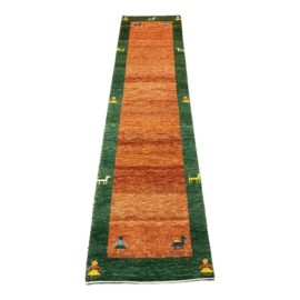 2ft 3in X 9ft 9in Gabbeh Runner Rug. Original Price: $1,000