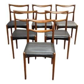 Hw Klein Model 223 for Bramin Dining Chairs, Set of Six