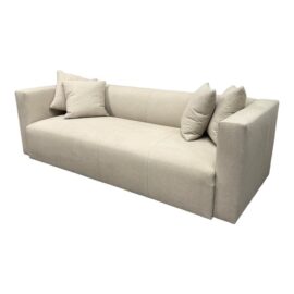NEW Custom Design Breuer Shell Mélange Weave Sofa. Original Price: $4,600