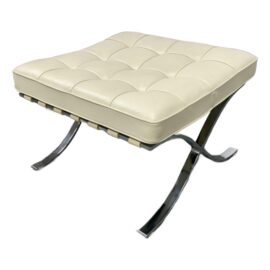 Mies Van Der Rohe for Knoll Studio Barcelona Stool. Original Price: $3,800