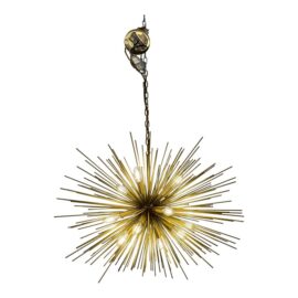 Pottery Barn Explosion Brass Chandelier. Original Price: $700