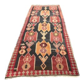 4′8 Ft × 13′4 Ft Simonian Turkish Kilim Area Rug. Original Price: $2,000