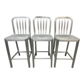 Crate & Barrel Delta Counter Stools, Set of Three. Original Price: $500