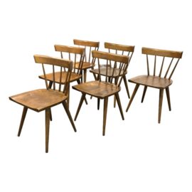 Paul McCobb for Planner Group Mid Century Dining Chairs, Set of Six