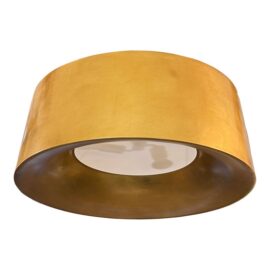 Barbara Barry for Visual Comfort Gold Halo Pendant, Medium. Original Price: $1,600