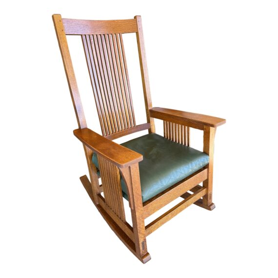 stickley-furniture-mission-style-oak-wood-spindle-back-rocking-chair-0218