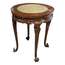19th Century Marble Top Lingzhi Fungus Side Table. Original Price: $1,600