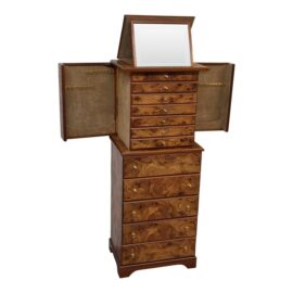 Agresti Lo Scrigno Jewelry Cabinet With Mirror. Original Price: $13,450