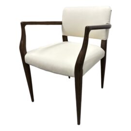 NEW Julian Chichester Luccio Leather Arm Chair. Original Price: $3,775
