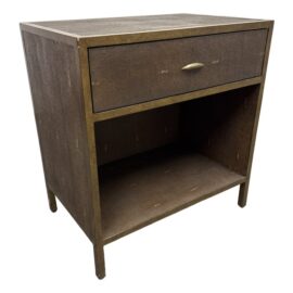 NEW Julian Chichester Gilbert Faux Shagreen Nightstand. Original Price: $3,200